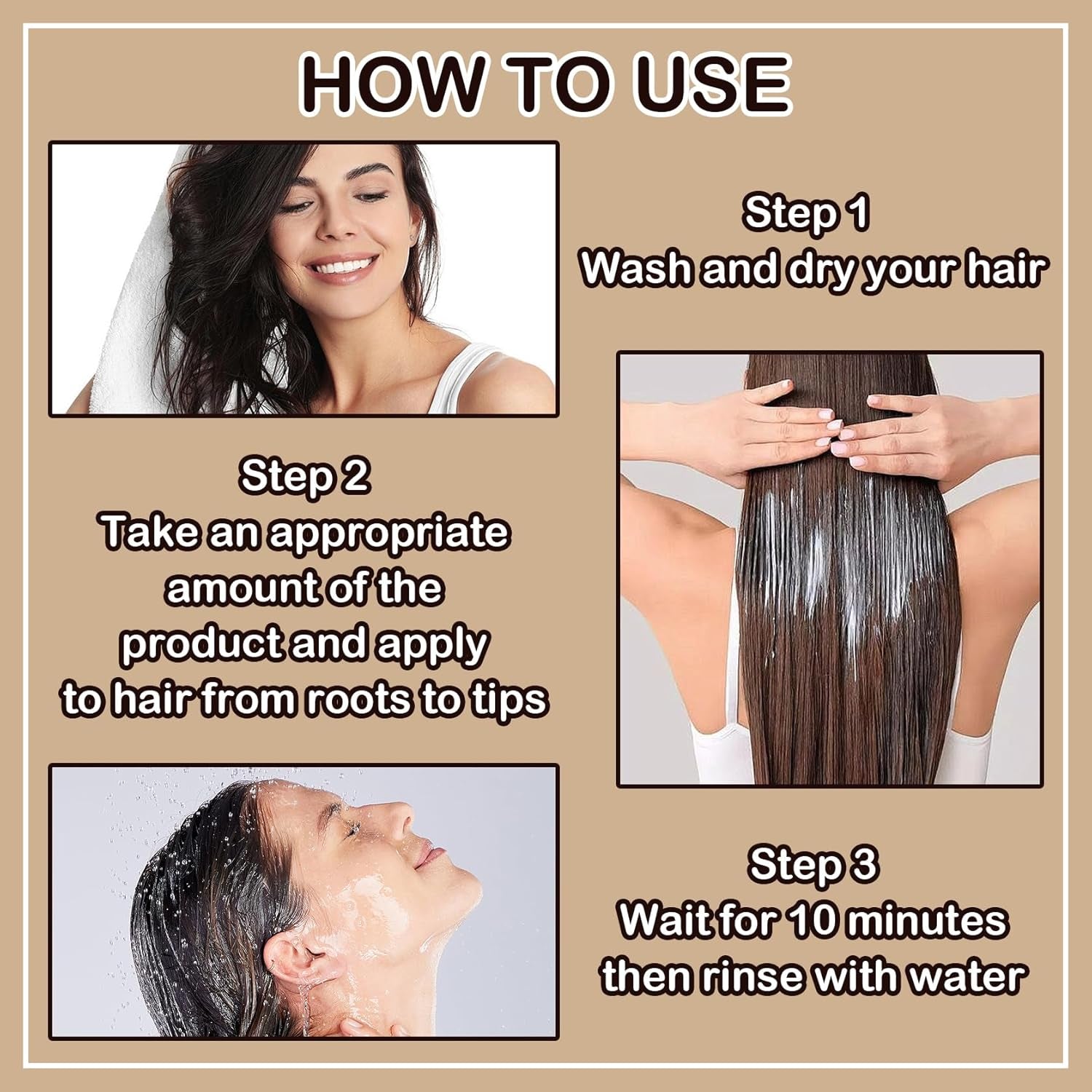 Keratin Hair Mask, Deep Conditioning & Hydrating Collagen Mask for All Hair Types