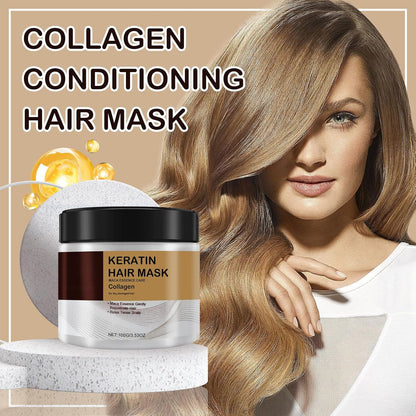 Keratin Hair Mask, Deep Conditioning & Hydrating Collagen Mask for All Hair Types